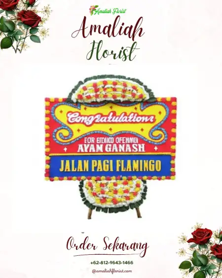 Sewa Papan Bunga Karta Jaya